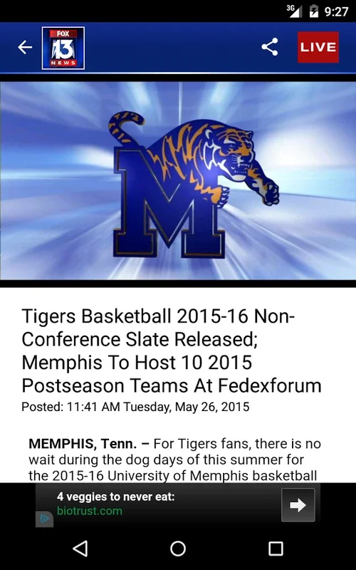 FOX13 Memphis for Android: Real-Time News & Insights