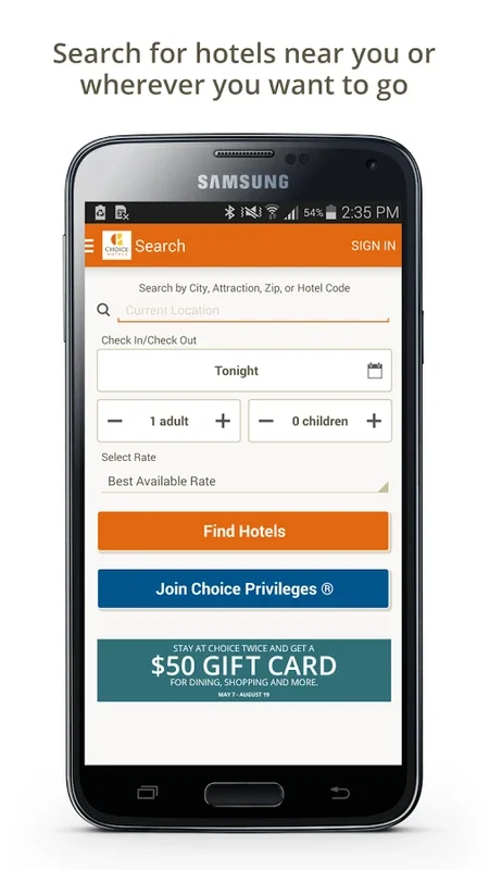 Choice Hotels for Android - Download the APK from AppHuts