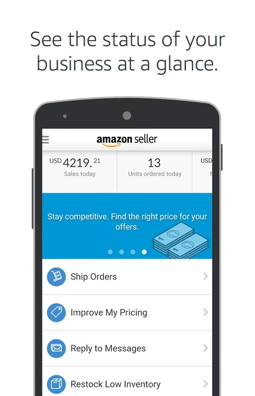 Amazon Seller for Android: Efficient Business Management on Mobile