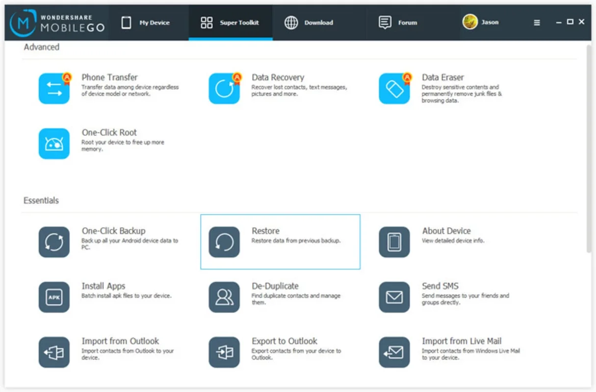 Wondershare MobileGo: Efficient Android Device Management for Windows