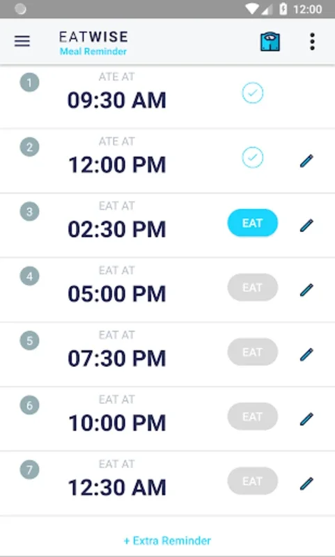 EatWise - Meal Reminder for Android - Download the APK from AppHuts