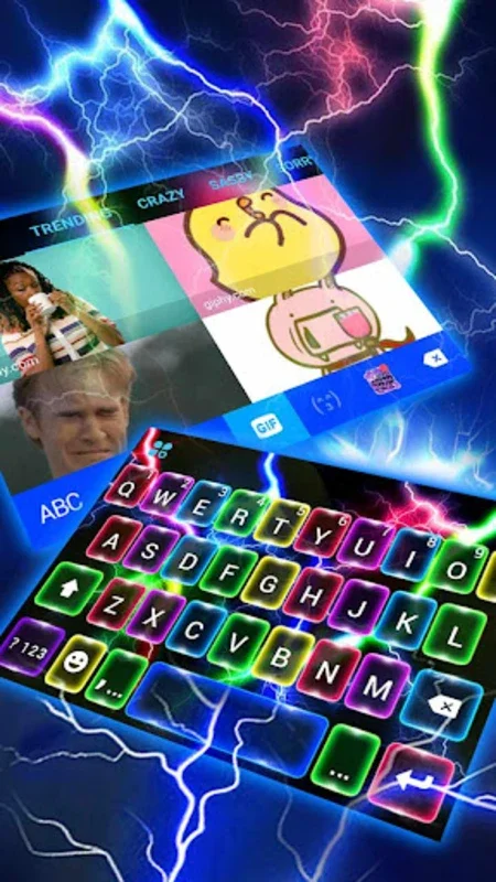 Color Flash Lightning Keyboard for Android - Customize & Enhance