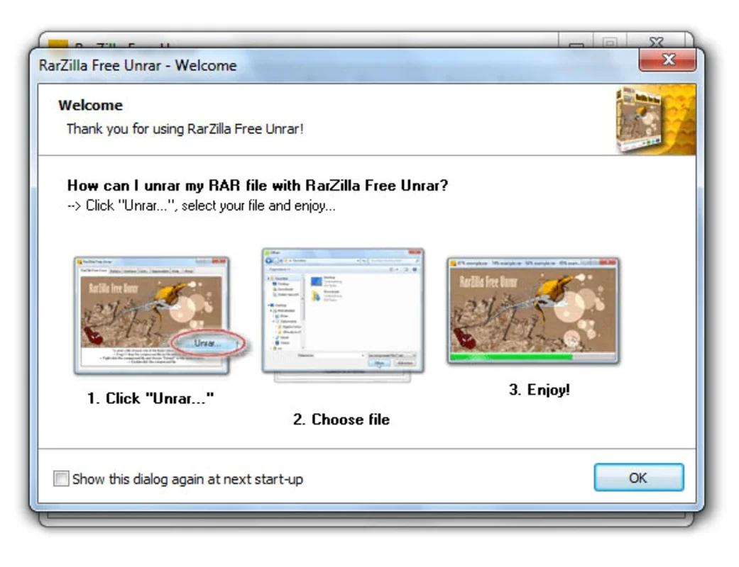 RarZilla Free Unrar for Windows: Easy RAR File Uncompression