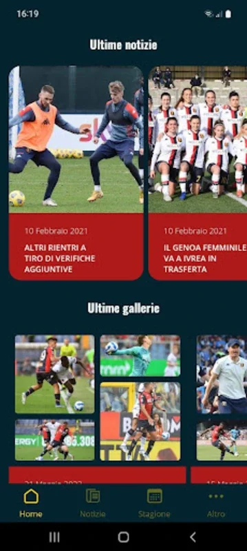 Genoa App Ufficiale for Android - Exclusive Content & Fan Community