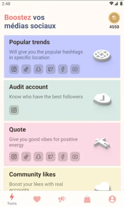 Tendencyz for Android - Boost Social Media with This App