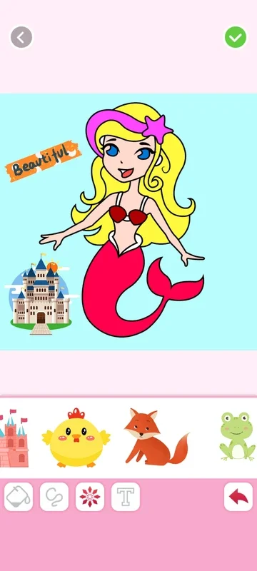 Mermaids Coloring for Android - Color Mermaid Drawings