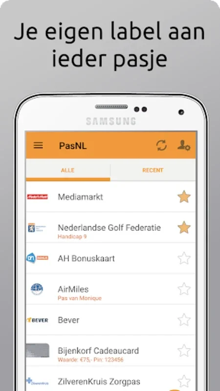 PasNL - Al je pasjes bij je for Android: Streamline Your Wallet