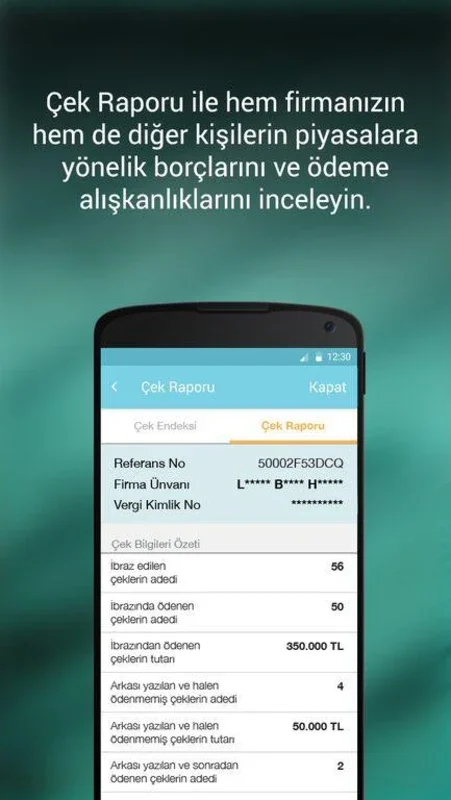 Findeks for Android - Manage Your Finances on the Go