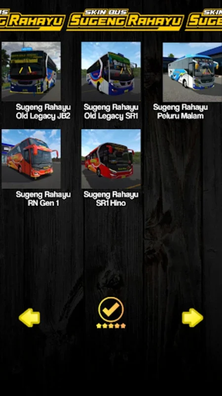 Skin Bus Sugeng Rahayu for Android - Enhance Your Simulator