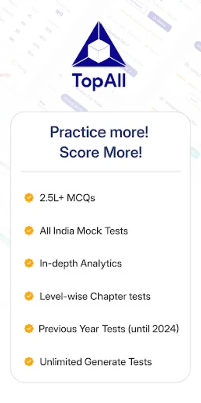 TopAll for Android - NEET JEE Prep App