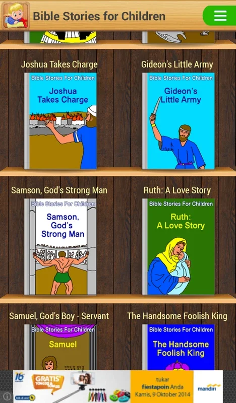 Bible Stories for Children on Android - No Downloading Required