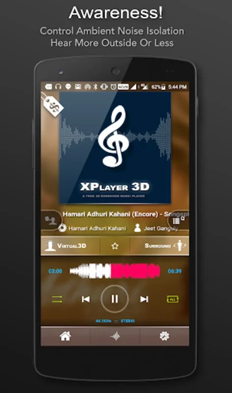 3D Surround Music Player for Android - Immersive Sound and Awareness