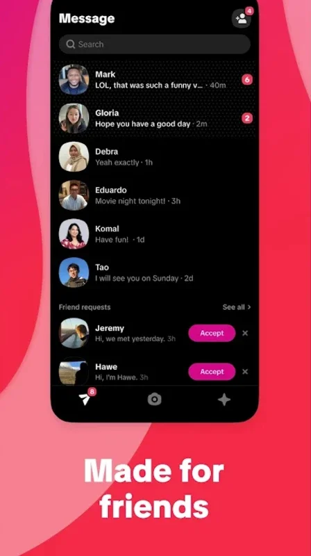 Whee for Android - Share Life's Moments with Exclusive Friends