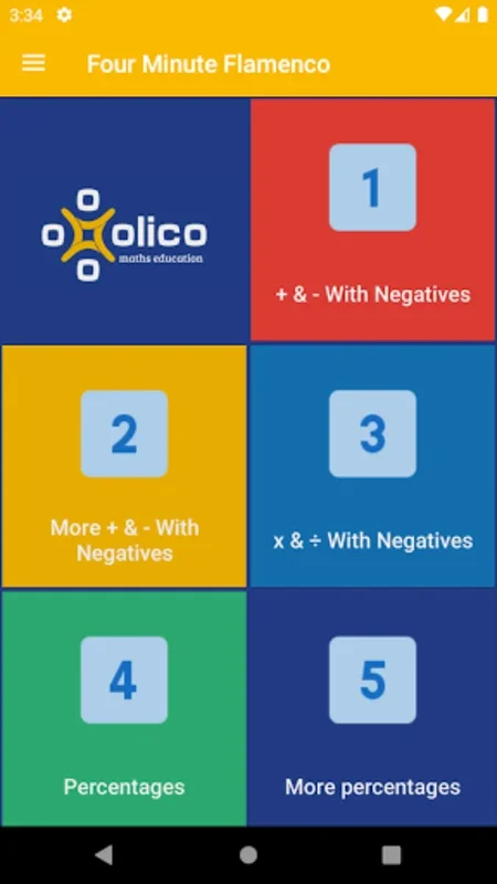 Four Minute Flamenco for Android - Boost Math Skills Offline/Online