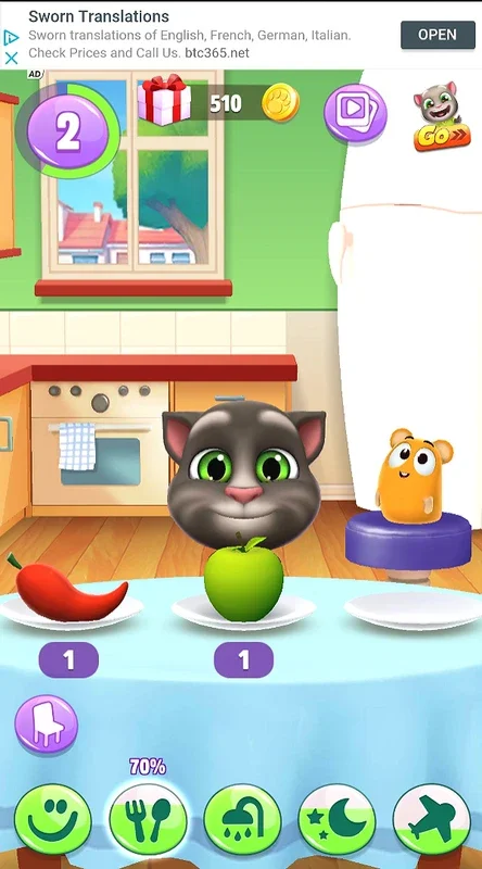 My Talking Tom 2 for Android - Enjoy Pet Care Fun