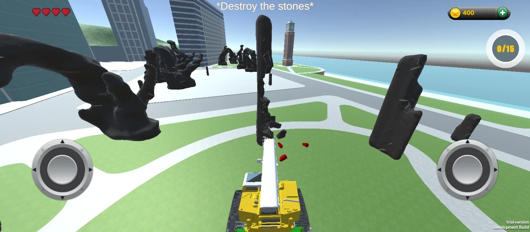 Bulldozer Saw for Android: Break Objects and Earn Points