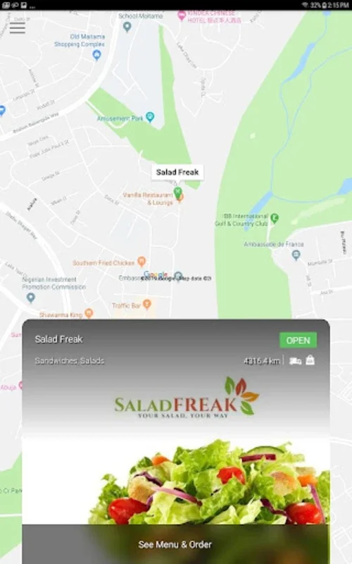 Salad Freak! for Android - Personalized Healthy Meal Delivery