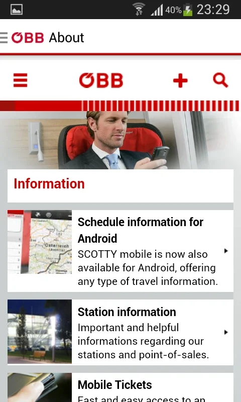 ÖBB Scotty for Android - Efficient Austrian Public Transport Planning