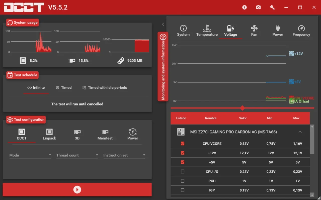 OCCT: OverClock Checking Tool for Windows - Download for Free