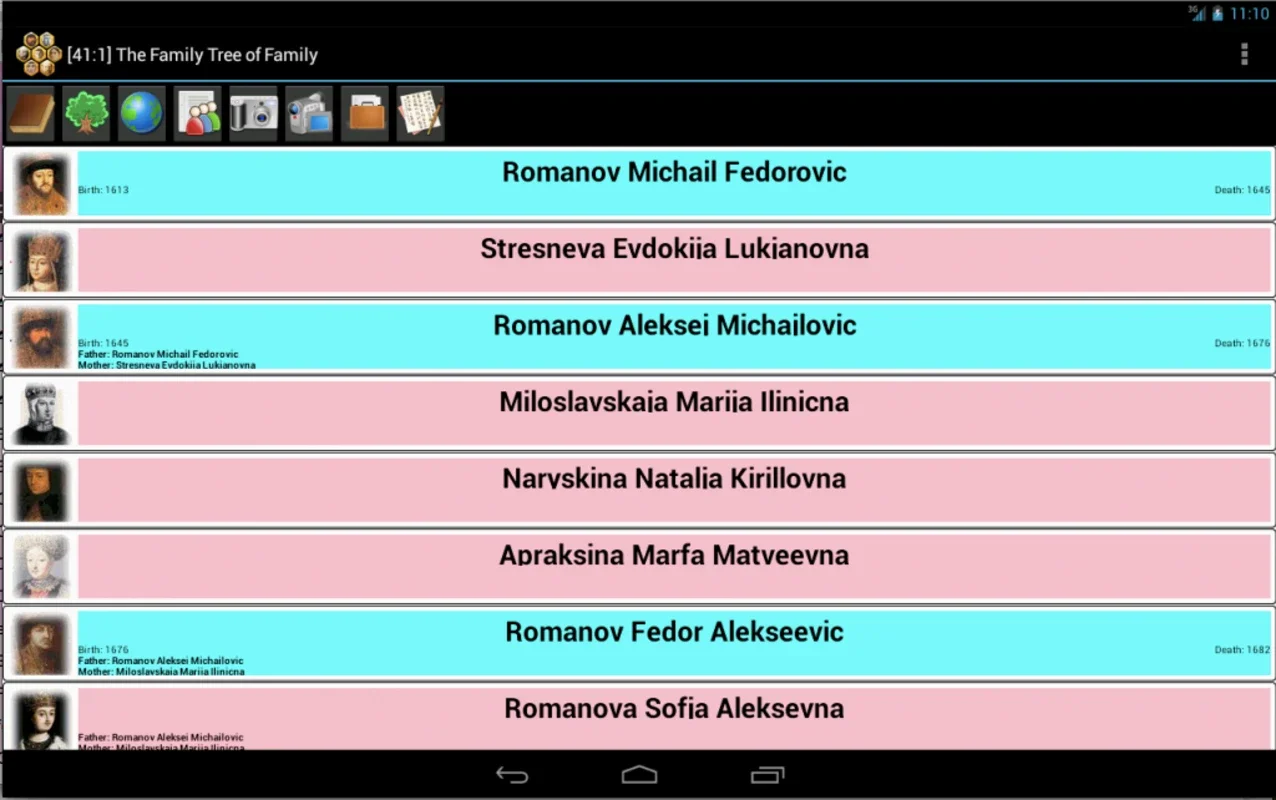 The Family Tree of Family for Android - Preserve Family Heritage