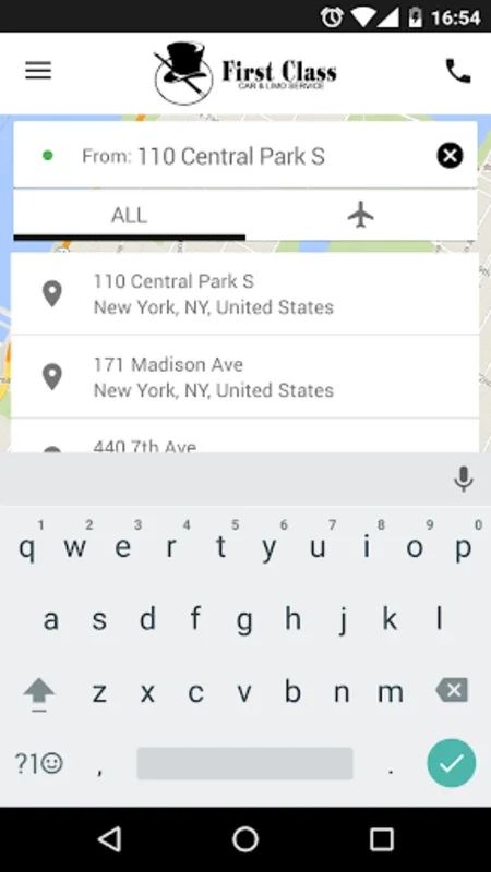 First Class Car Limo for Android - Luxury Ride Booking