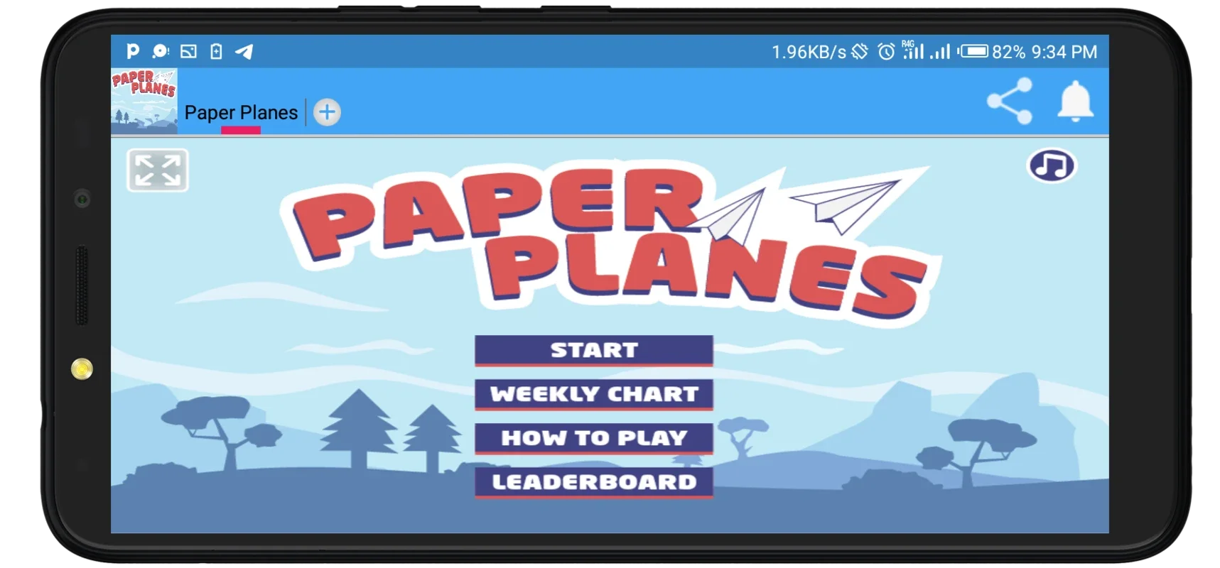 Paper Planes for Android: Engaging App Experience