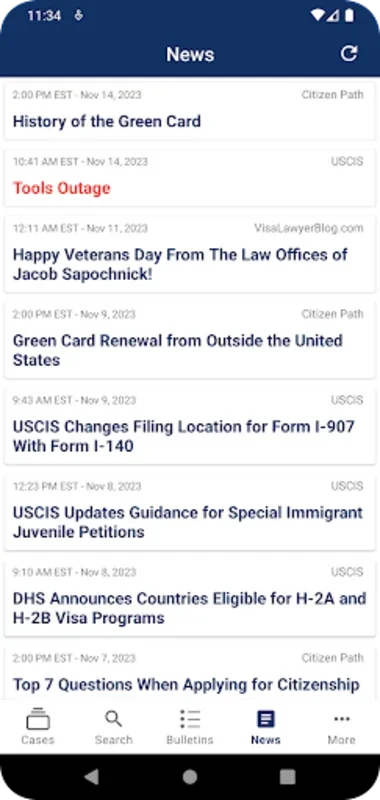 Case Tracker for USCIS for Android - Efficient Case Monitoring