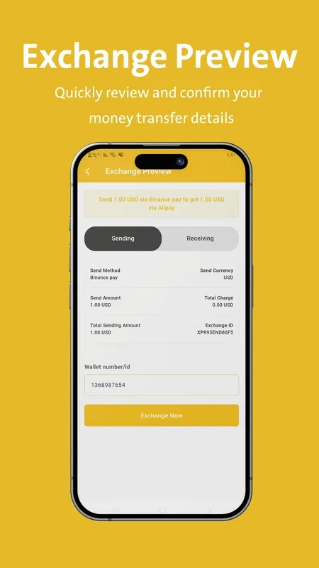 YeloCash for Android - Secure and Efficient Currency Exchange