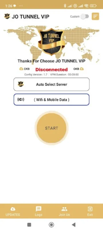 JO TUNNEL VIP for Android - Secure and Fast VPN