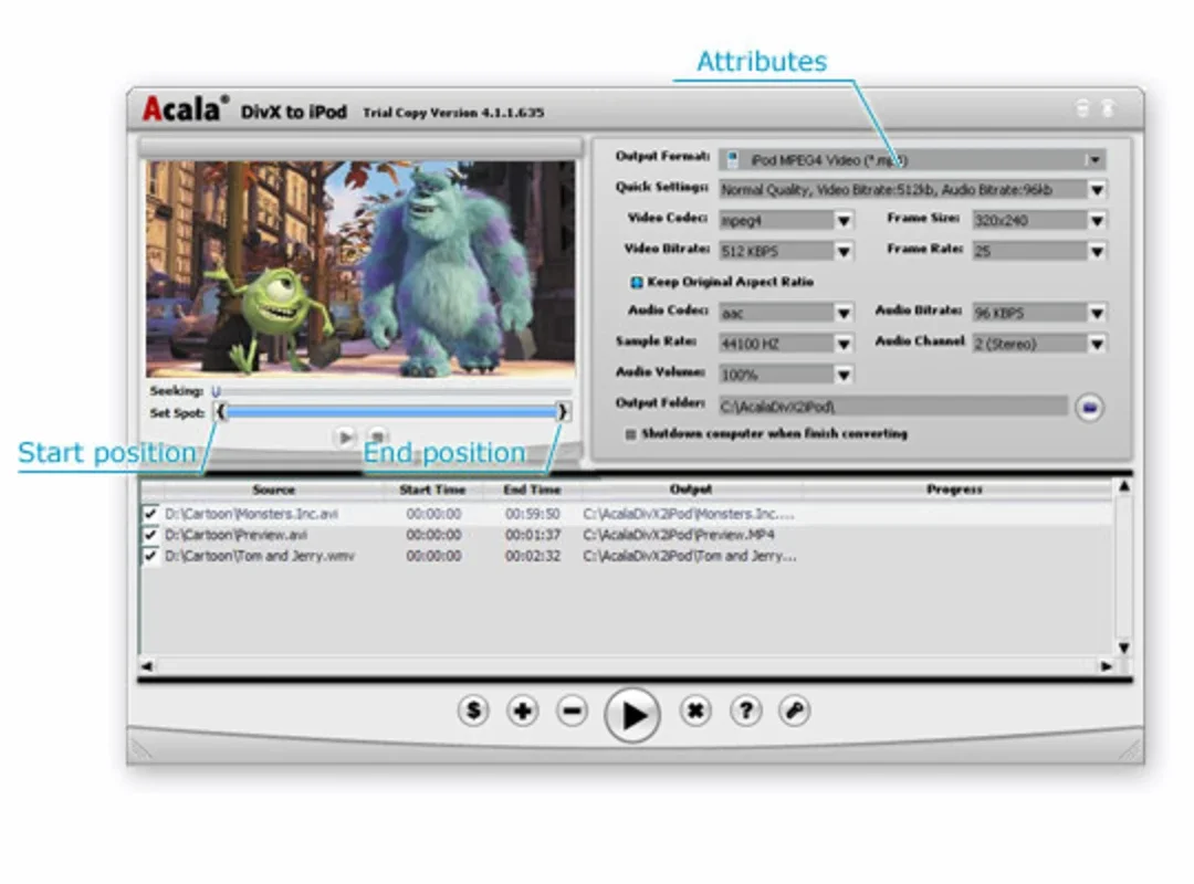 Acala DivX to iPod: Easy Video Conversion for Your Windows iPod