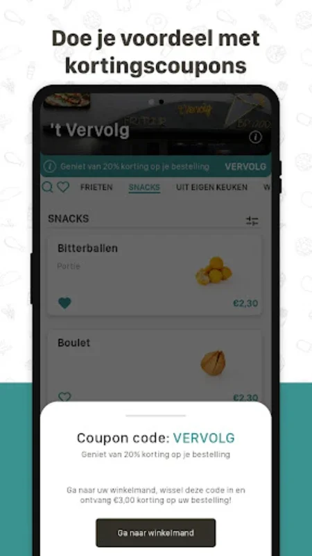 ‘t Vervolg for Android: Effortless Snack Ordering with Exclusive Deals