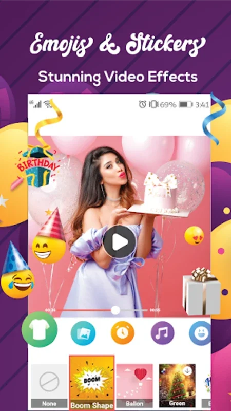 Birthday Video Maker for Android - Download the APK from AppHuts