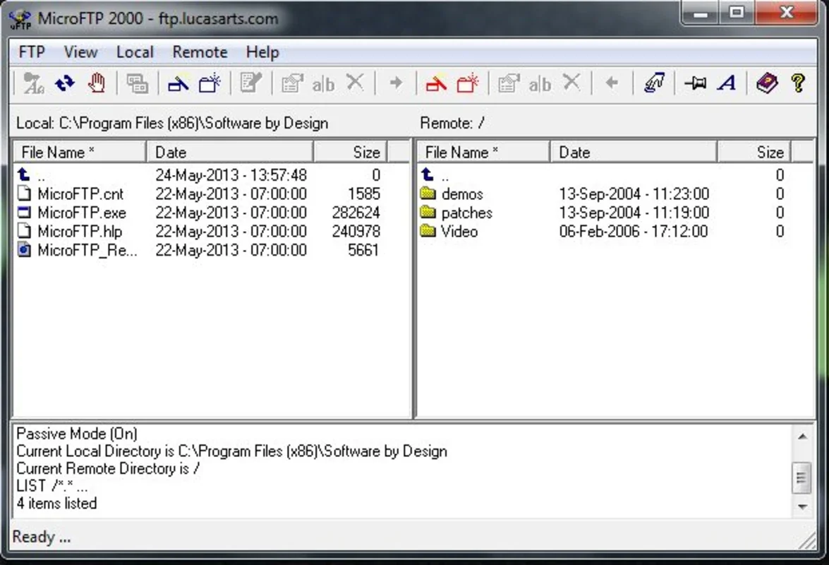 MicroFTP 2000 for Windows - Streamlined File Transfers