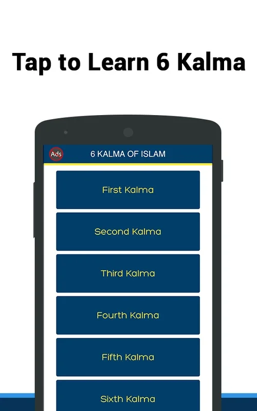 6 Kalma for Android - An App for Islamic Kalma Recitation