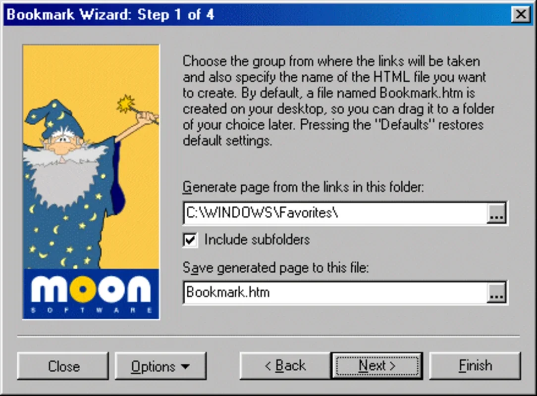 Bookmark Wizard for Windows - Simplify Bookmark Management