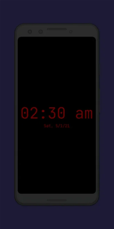 Night Clock (Digital Clock) for Android - Minimalist Bedside Companion