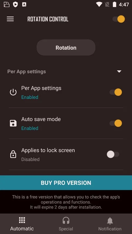 Rotation Control for Android: Manage Screen Rotation