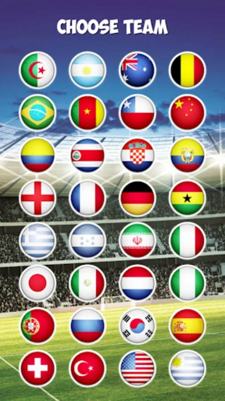 WorldFreekick for Android - Compete in a World Soccer Tournament