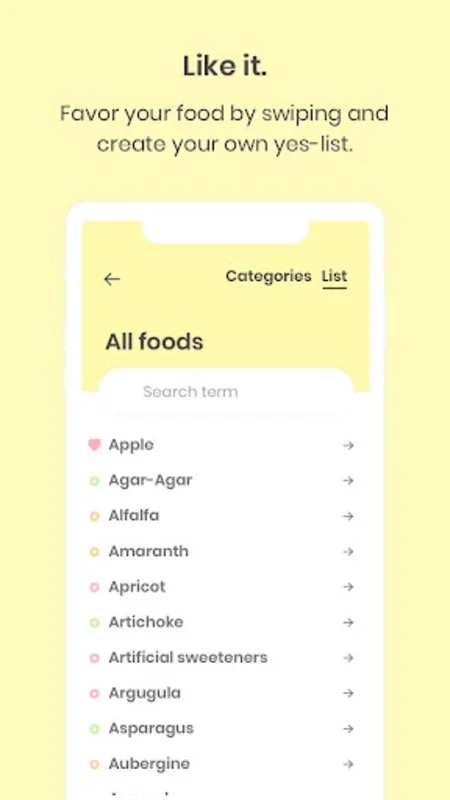 Ask Ingrid for Android: Manage Dietary Restrictions