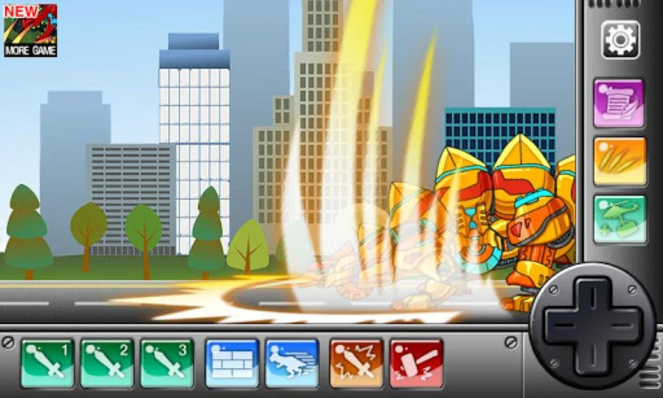 Stegosaurus Gold - Dino Robot for Android: Assemble a Dinosaur