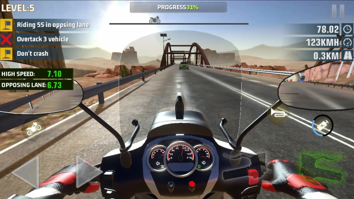 Speed Moto Dash for Android: High - Speed Motorcycle Driving Fun