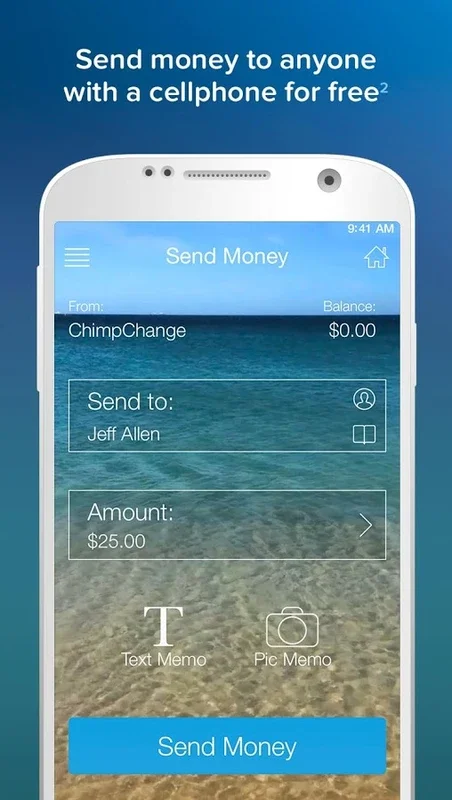 ChimpChange for Android: Streamlined Financial Management