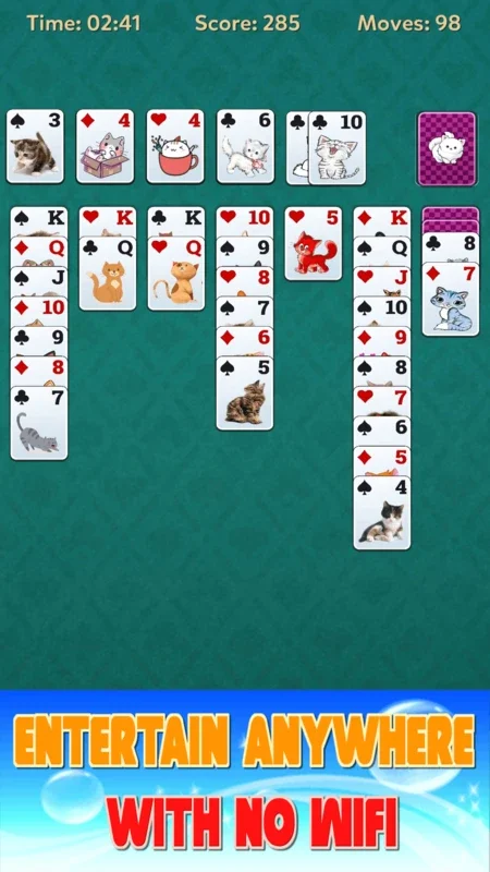 Solitaire Cat Offline Games for Android: Classic with a Twist