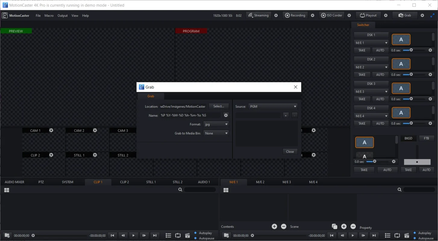 MotionCaster for Windows - Professional Live Streaming