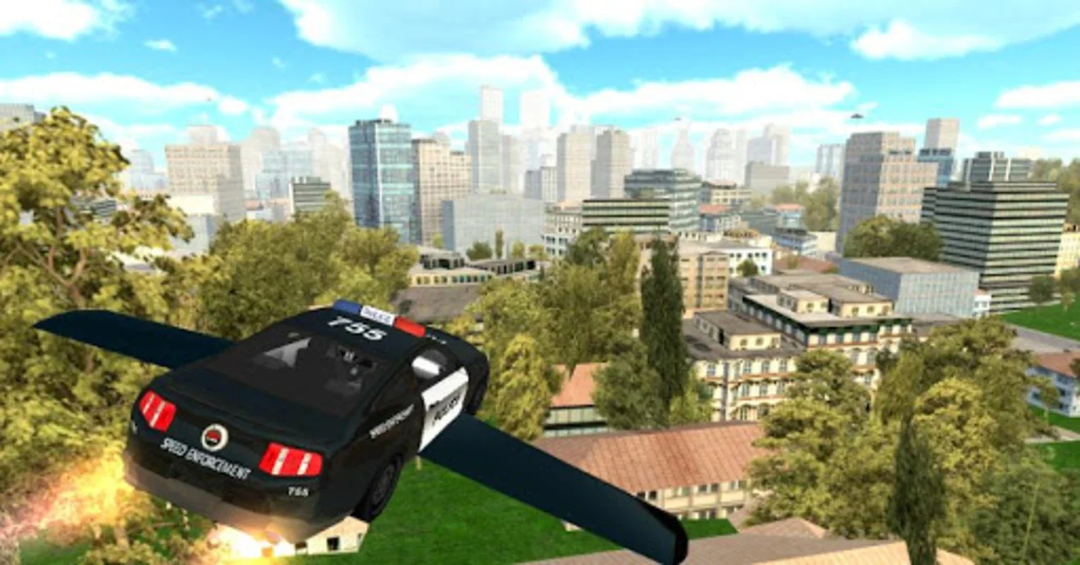 Flying Police Car Simulator for Android - Thrilling Experience