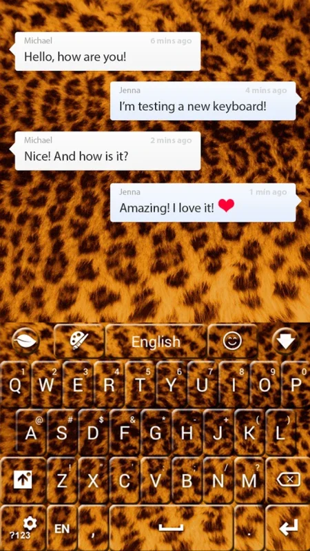 Leopard Keyboard for Android - Stylish and Immersive Typing