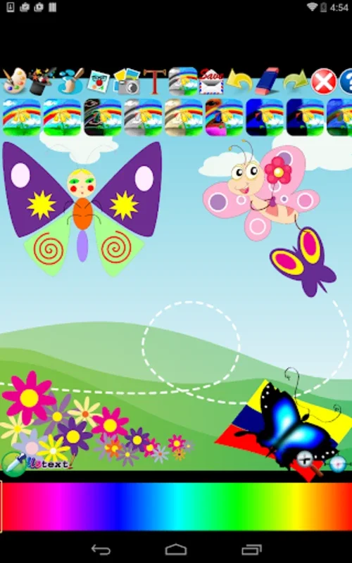 Butterfly Flower for DoodleTex for Android: Unleash Creativity