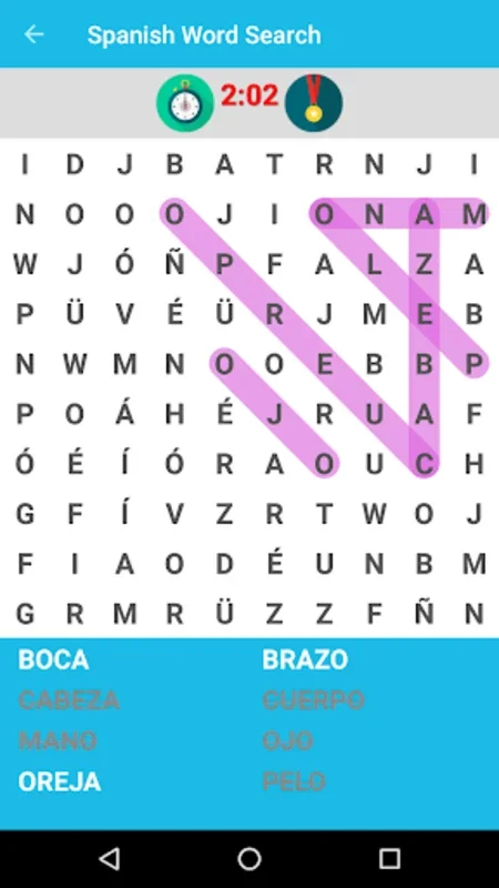 Spanish Word Search Game for Android - Boost Your Vocab