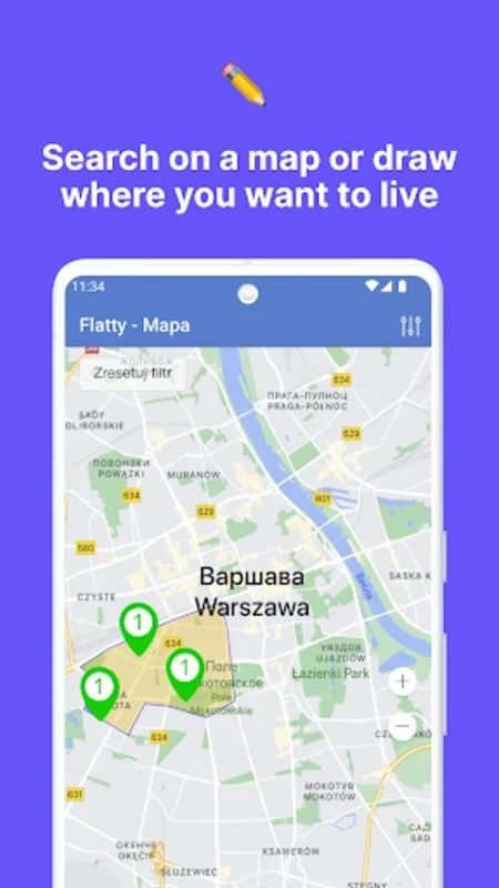 Flatty - rent or buy apartment for Android - Download from AppHuts