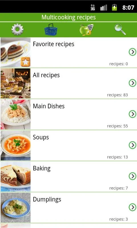 Multicooking Recipes for Android: Diverse Culinary Delights